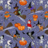 Dear Stella STELLA D3121 WISTERIA – Purranormal Halloween Cat 100% Cotton Fabric for Sewing & Crafts (DS Purranormal 1)