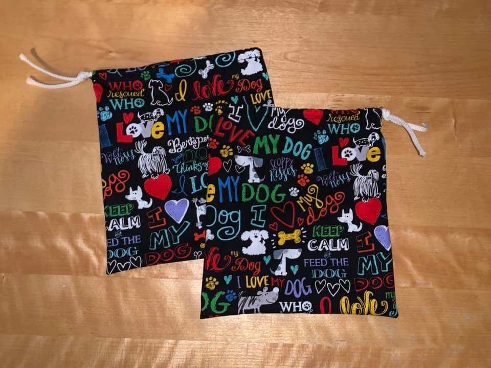Timeless Treasures Gail CD5710 Dog Text 100% Cotton Fabric – Cute Dogs Novelty Quilting Fabric for Sewing & Crafts (TT My Dog Black)