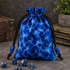 Crafty By Chatham Glyn CC277 FLAMES 100% Cotton Digital Extra Wide Fabric Blue Flames Remnant (62cm x 140cm CC Flames)