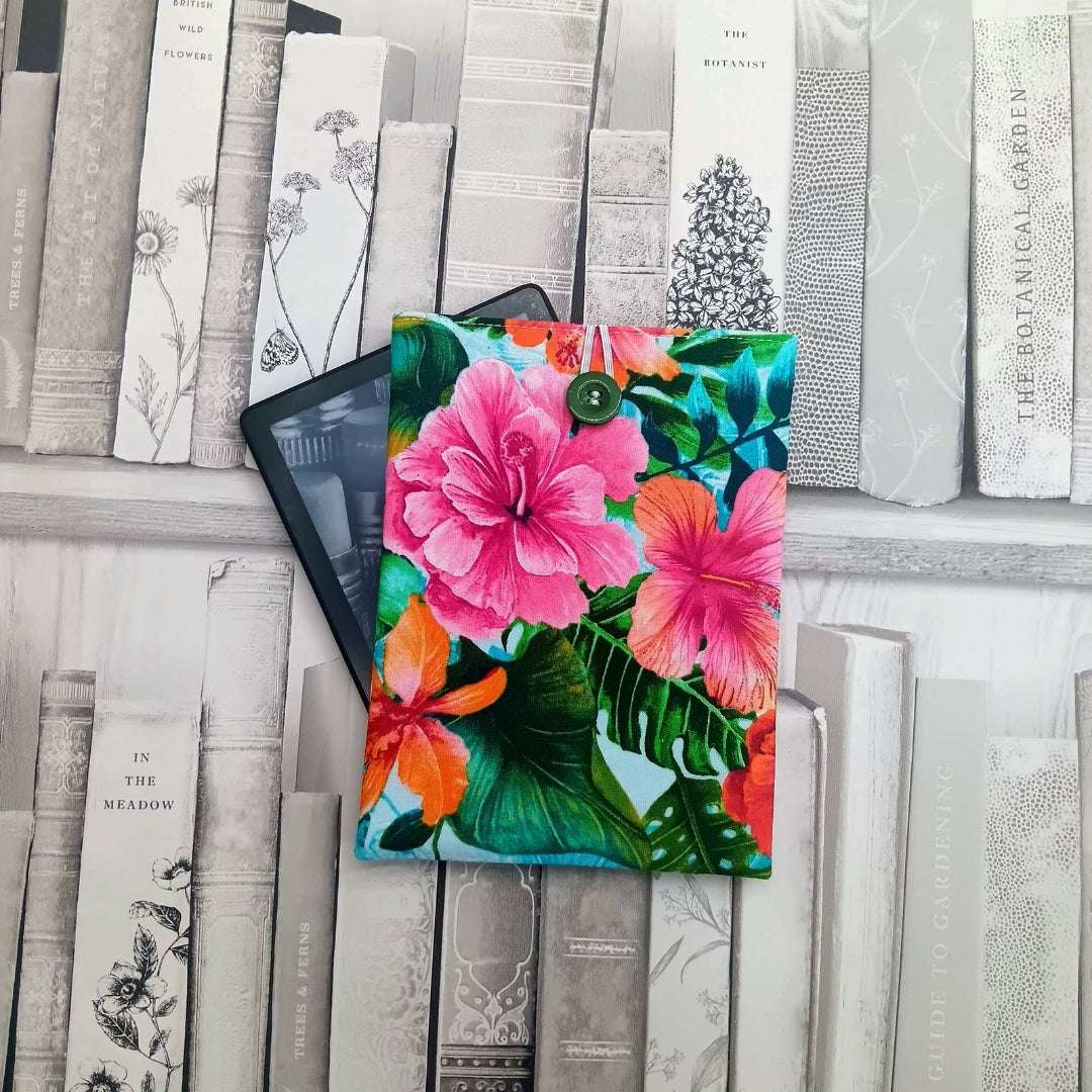 Timeless Treasures Tropical Paradise Florals Flowers Multi-Coloured (TT Hibiscus)