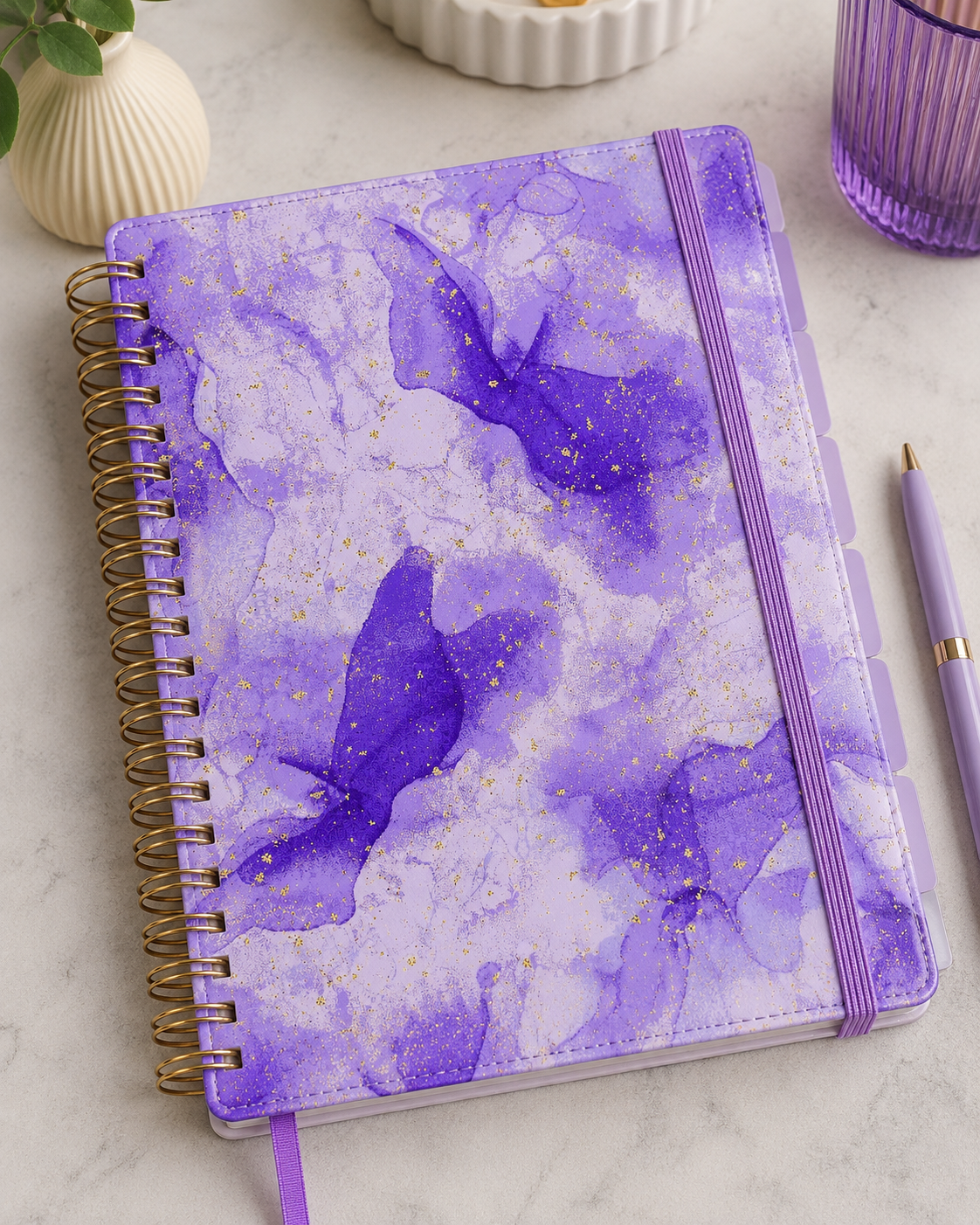 Timeless Treasures FLORA CM4108 PURPLE Watercolour Evening Glow 100% Cotton Fabric – Abstract Watercolour Paint Metallic Fabric | Quilting, Dressmaking & Craft Fabric (TT Evening Glow 8)