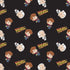 Camelot Fabrics Marty McFly Dr. Emmett Characters Black Remnant (51cm x 110cm Back To The Future 2)