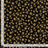 Timeless Treasures Tossed Gold Geranium Floral Flowers Nature Black (TT Scarlet Beauty 3)