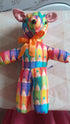 Quirky Cottons Packed Coloured Pencils Multi-Coloured Remnant (44cm x 156cm QC Pencils)