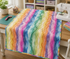 Nutex 82030 Dragonflies Colour 6 Rainbow Stripes 100% Cotton Fabric for Sewing & Crafts (Nutex Dragonflies 5)