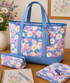 Nutex 82100 Butterfly Garden Floral Pastel Daisy 100% Cotton Fabric for Sewing & Crafts (Nutex Butterfly Garden 4)