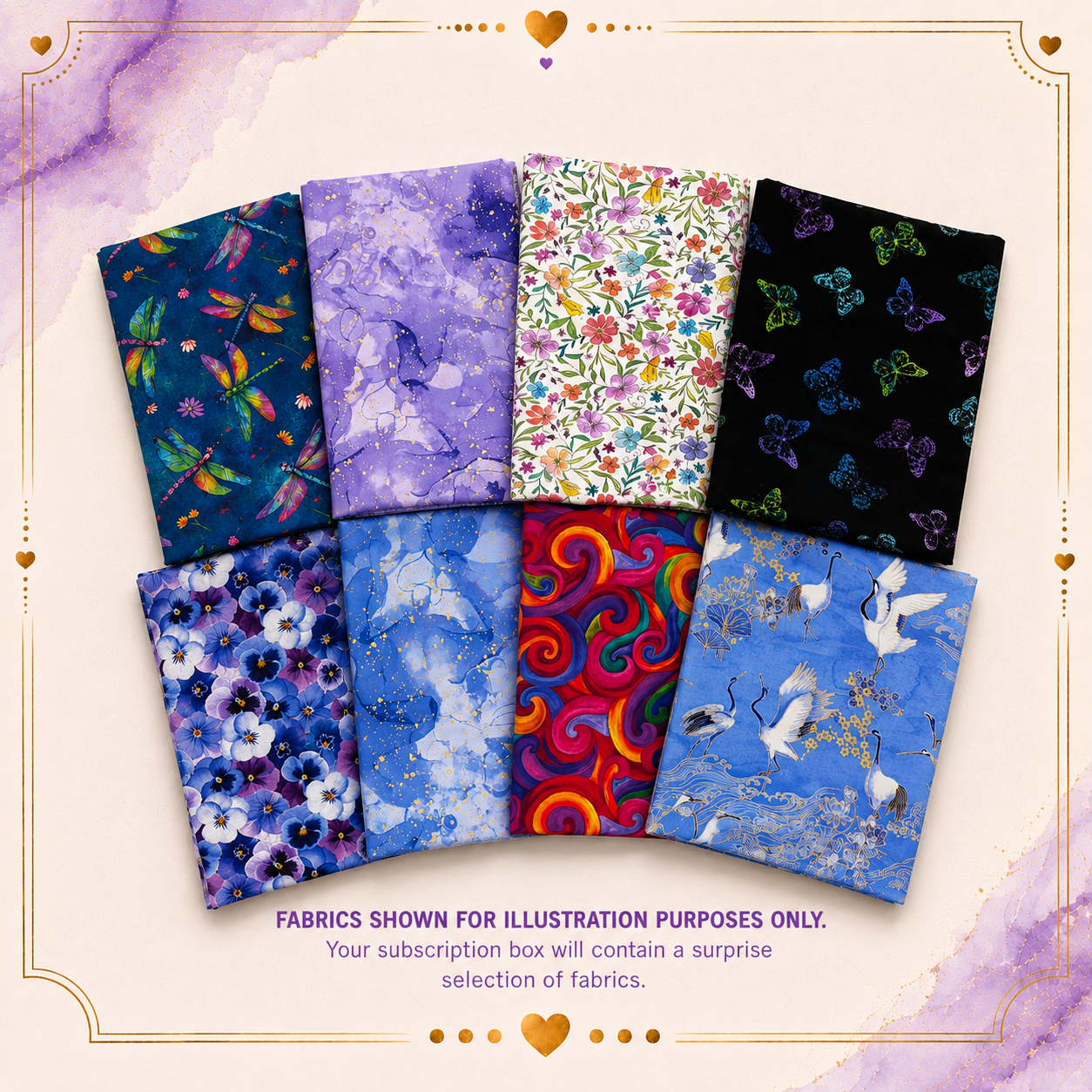 The Quirky Cottons Club – HALF METRE GOLD Edition