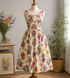 Michael Miller DDC12292-MULT-D Retro Fashionista Linen 100% Cotton Fabric for Sewing & Crafts (MM Junk Journal 2)