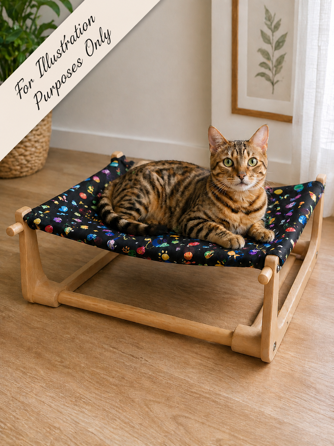 Timeless Treasures ROSIE CD4152 BLACK Cat Fabric – Cat Toys & Paws Novelty 100% Cotton | Quilting & Craft Fabric (TT Feline Fanatic 4)