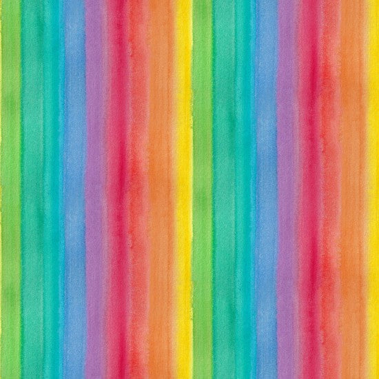 Nutex 81320 Splash of Colour 4 Rainbow Stripe 100% Cotton Fabric for Sewing & Crafts (Nutex Splash Of Colour 2)