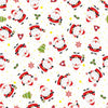 Nutex 81350 Colour 3 Little Santa Father Christmas Novelty White Festive Christmas 100% Cotton Fabric For Sewing & Crafts (Nutex Little Santa 3)