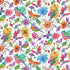 Nutex 81860 Luminous Birds & Butterflies 100% Cotton Fabric for Sewing & Crafts (Nutex Luminous 1)