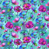 Nutex 82030 Dragonflies Colour 3 Floral 100% Cotton Fabric for Sewing & Crafts (Nutex Dragonflies 2)