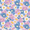 Nutex 82100 Butterfly Garden Floral Pastel Daisy 100% Cotton Fabric for Sewing & Crafts (Nutex Butterfly Garden 4)