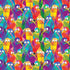 Nutex 82240 Kiwi Chaos Colour 1 Kiwi Bird 100% Cotton Fabric for Sewing & Crafts (Nutex Kiwi Chaos)