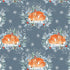 Nutex 82250 Colour 1 Snowy Fox Sleeping Fox Wildlife Winter Grey Festive 100% Cotton Fabric For Sewing & Crafts (Nutex Snowy Fox 1)