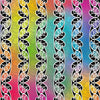 Nutex 85060 Koru Colour 3 Rainbow Abstract 100% Cotton Fabric for Sewing & Crafts (Nutex Koru 1)