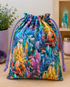 Michael Miller DDC12609-MULT-D Sea Crystals 100% Cotton Fabric for Sewing & Crafts (MM Divine Oceania 4)