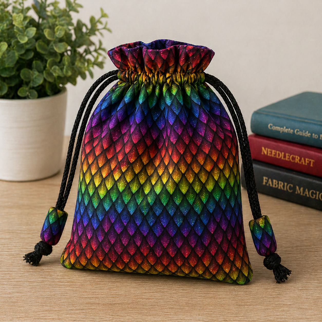 Crafty By Chatham Glyn CC275 DRAGON SCALES 1 100% Cotton Digital Extra Wide Fabric – Dragon Scales Rainbow Craft Fabric (CC Dragon Scales 1)