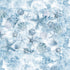 Timeless Treasures Tossed Starfish & Shells Blue 100% Cotton Fabric Remnant (38cm x 112cm TT Let Your Light Shine 1)