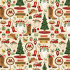 Timeless Treasures BH CD4081 BEIGE Western Cowboy Festive Holiday Décor Christmas Beige 100% Cotton Fabric | Quilting, Dressmaking & Craft Fabric (TT Cowboy Christmas 1)