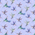 Timeless Treasures Delicate Flying Hummingbirds Birds Nature Light Lilac Remnant (74cm x 112cm TT Garden Delight 1)