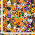 Timeless Treasures 100% Cotton Fabric Halloween Trick Or Treat Sweets Candy Multi-Coloured (TT All I Boo What I Want 1)