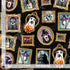 Timeless Treasures Dog Halloween Costumes Animal Spooky Portraits Black (TT Pick Your Poison 1)