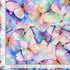 Timeless Treasures Pretty Flying Iridescent Packed Large Butterflies (TT Flutter 1)