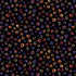 Timeless Treasures CAT CD4115 Black Colourful Cat Paw Print 100% Cotton Fabric | Quilting, Dressmaking & Craft Fabric (TT Calico Cat 3)