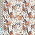 Quirky Cottons Majestic Horse Nature Animal Wild West White Remnant (22cm x 156cm QC Yee Ha!)