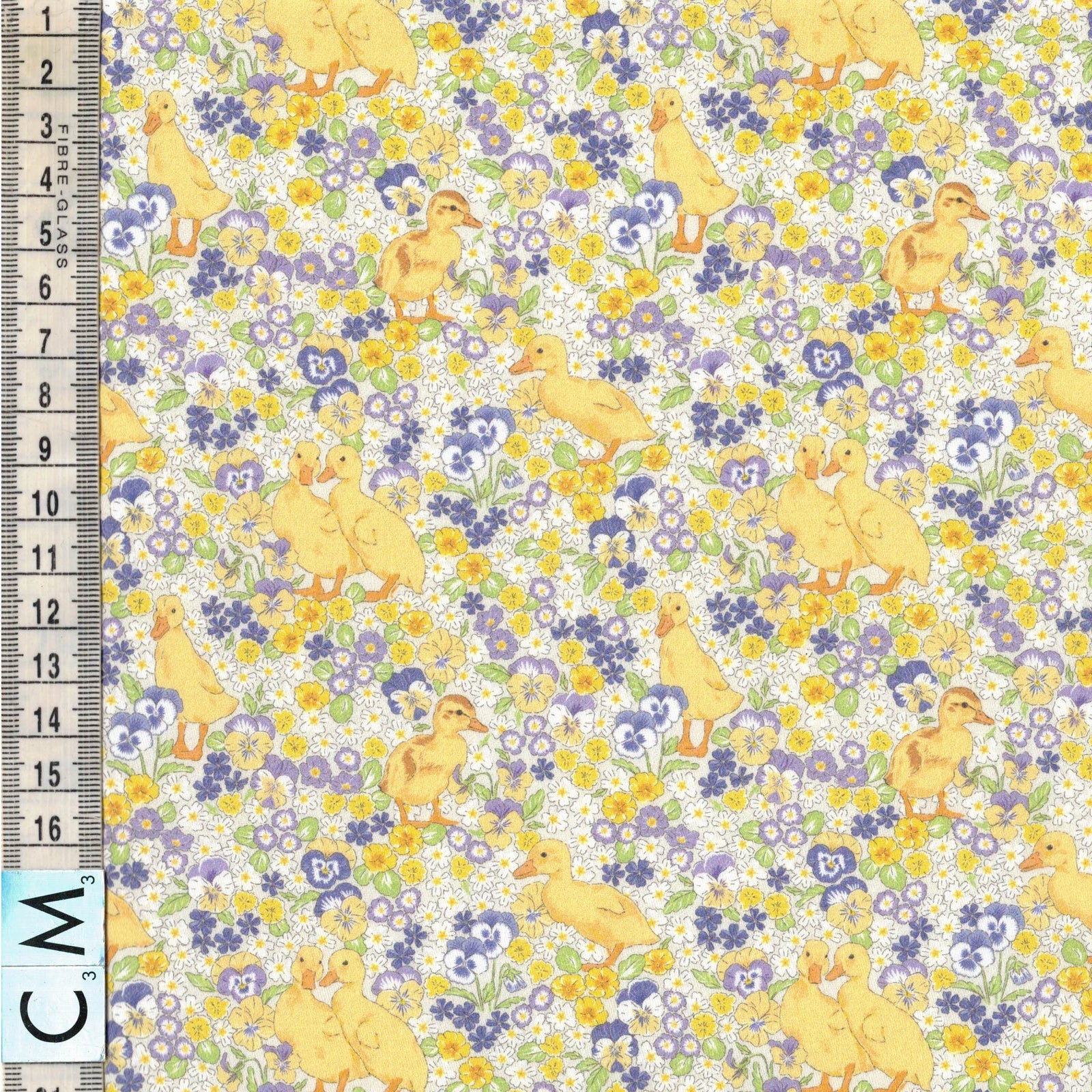 PREORDER Quirky Cottons Cute Yellow Chicks Animals Flowers Easter Multi-Coloured (PREORDER QC Duckington)