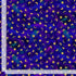 Timeless Treasures Celestial Moon Metallic Space Blue Purple Remnant (49cm x 112cm TT Cosmos 5)