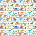 Timeless Treasures Dinosaur Words Children's Animal Cream Remnant (60cm x 112cm TT Dinosaur Dig 2)