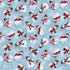 Timeless Treasures Christmas Tossed Snowman & Snowflakes Winter Blue (TT Frosty Delights 2)