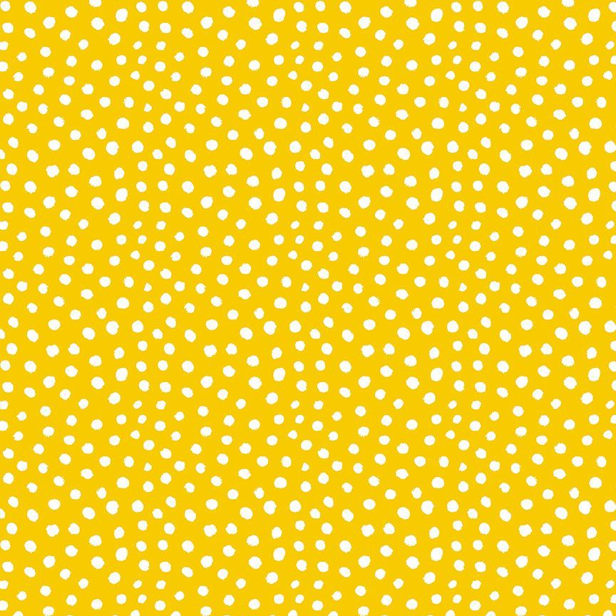 Timeless Treasures Irregular Spots Yellow (TT Advice From A Sunflower 7)