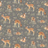 Dear Stella STELLA-DNS3315 Pewter Deer 100% Cotton Fabric Remnant (51cm x 112cm DS Oh Deer 1)