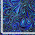 Timeless Treasures ESCAPADE CM3799 INDIGO – Abstract Marble Metallic Blue – 100% Cotton Quilting Fabric (TT Escapade 9)
