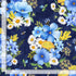 Timeless Treasures Bee Large Floral Bouquet Flowers Nature Navy (TT Bee & Bee Kind 1)