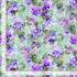 Timeless Treasures Pretty Purple Floral Flowers Bouquet Nature Sage Green (TT Garden Delight 4)