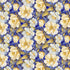 Timeless Treasures FLEUR CD4354 BLUE Night Floral Field Elegant Blue 100% Cotton Fabric | Quilting, Dressmaking & Craft Fabric (TT Lumiere 4)