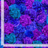 Timeless Treasures Packed Hydrangea Florals Floral Nature Blue Purple Remnant (40cm x 112cm TT Midnight Bloom 5)