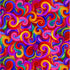 Timeless Treasures FLORA-CD4059 Multi Swirl Pattern Quilting Cotton Remnant (28cm x 112cm TT Living Color 9)