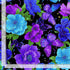 Timeless Treasures Evening Glow FLORA CM4101 Black Cotton 100% Cotton Fabric – Black Metallic Floral | Quilting, Dressmaking & Craft Fabric (TT Evening Glow 1)