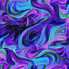 Timeless Treasures FLORA CM4107 PURPLE Evening Glow 100% Cotton Fabric – Abstract Swirl Metallic Fabric | Quilting, Dressmaking & Craft Fabric (TT Evening Glow 5)