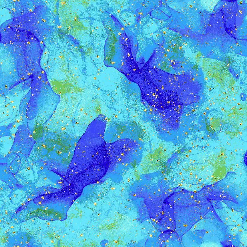Timeless Treasures FLORA CM4108 AQUA Watercolour Evening Glow 100% Cotton Fabric – Abstract Watercolour Paint Metallic Fabric | Quilting, Dressmaking & Craft Fabric (TT Evening Glow 6) (Copy)