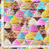 Timeless Treasures Packed Rainbow Cupcakes Baking (39cm x 112cm TT The Sweet Life 2)