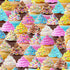 Timeless Treasures Packed Rainbow Cupcakes Baking (39cm x 112cm TT The Sweet Life 2)