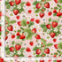 Timeless Treasures Strawberries Fruit Bouquet Floral Flowers Pink Remnant (49cm x 112cm TT Berry Sweet 2)