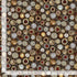 Timeless Treasures FUN CD4229  MULTI Packed Watches Vintage Steampunk 100% Cotton Remnant (20cm x 112cm TT Down The Rabbit Hole 1)